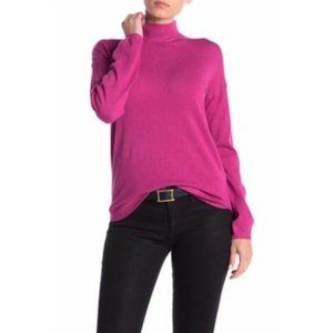 NWT $79 Cyrus Mock Neck Zip Tunic Sweater Sz Small